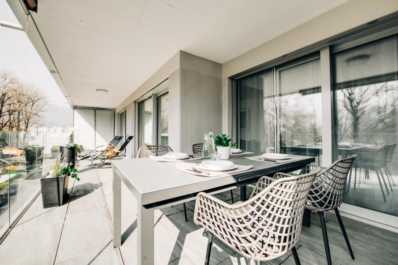 Linda Terrace By Quokka 360 - Modern One-Bedroom Flat With Sun Terrace Locarno Kültér fotó