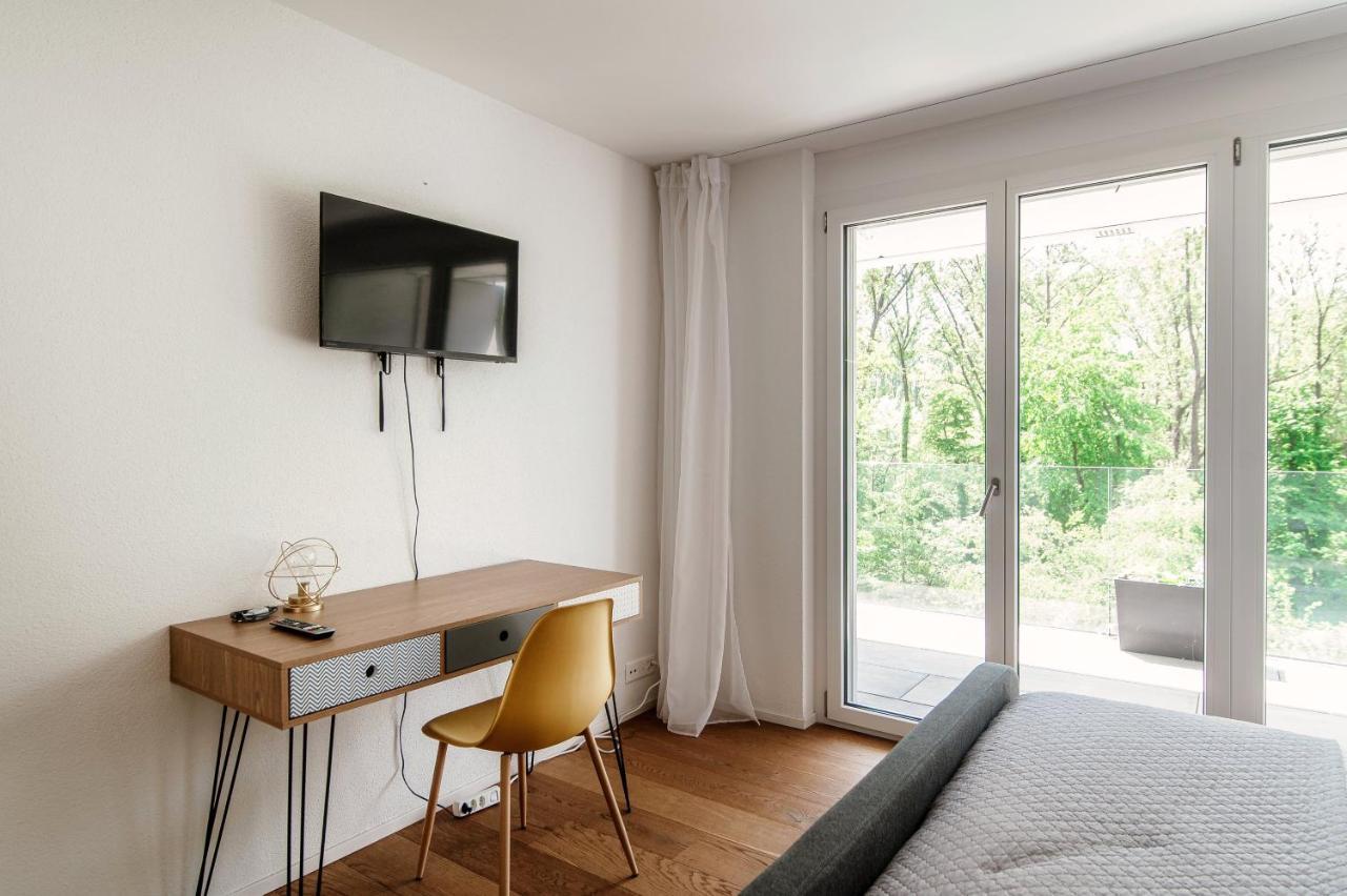 Linda Terrace By Quokka 360 - Modern One-Bedroom Flat With Sun Terrace Locarno Kültér fotó