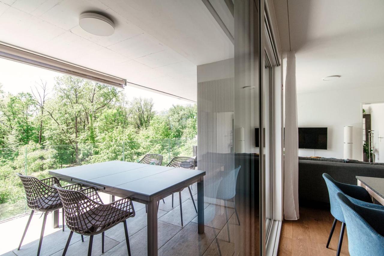 Linda Terrace By Quokka 360 - Modern One-Bedroom Flat With Sun Terrace Locarno Kültér fotó